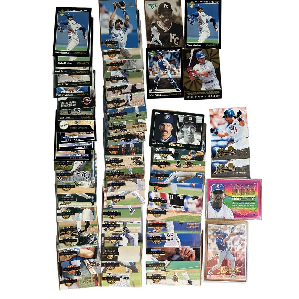 1990s Pinnacle Baseball Card Collection Featuring Stars & Rookies 1984 & 1992-96